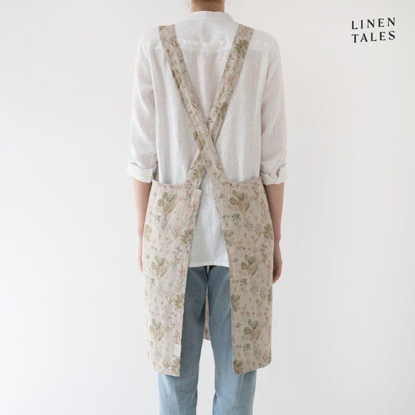 Len kötény Crossback – Linen Tales-image-2