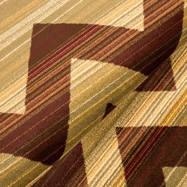 Inspiration Zig Zag Duro barna fokozottan ellenálló szőnyeg, 165 x 235 cm - Floorita-image-1
