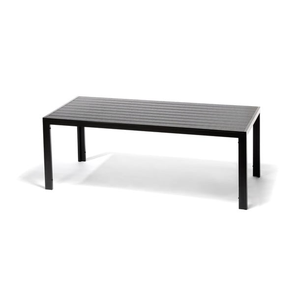 Joanna szürke 6 személyes kerti étkezőszett székekkel és Viking asztallal, 90 x 205 cm - Bonami Selection-image-3