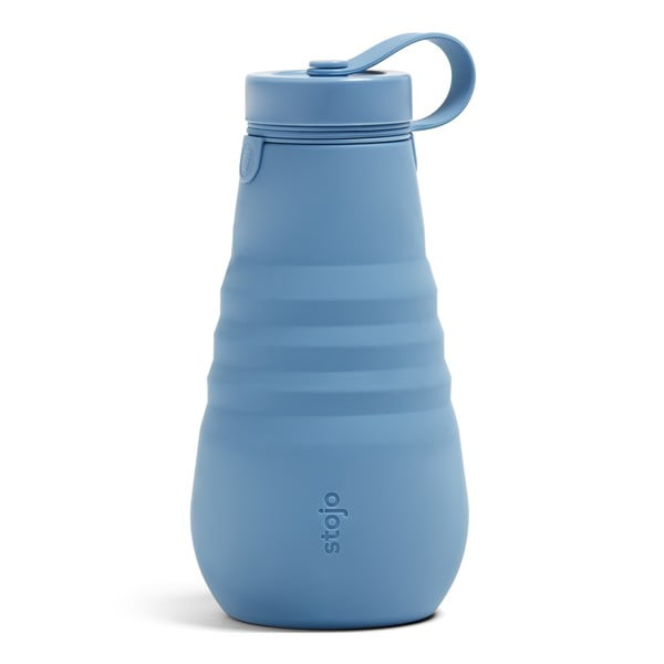 Bottle Steel kék összecsukható palack, 590 ml - Stojo