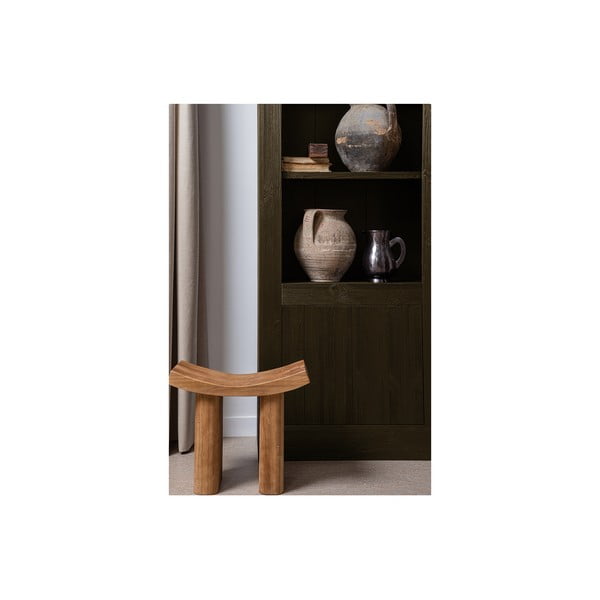 Barna borovi fenyő könyvespolc 78x230x37 cm Yumi – WOOOD-image-1