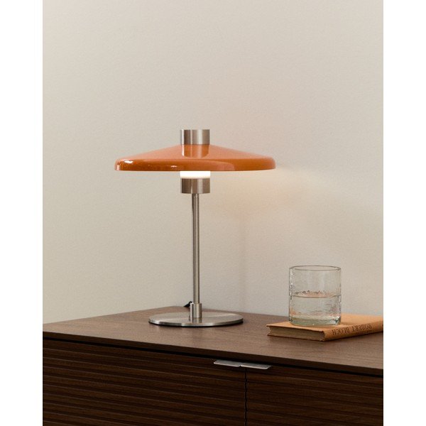 Narancssárga asztali lámpa fém búrával (magasság 32,5 cm) Nuvira – Kave Home-image-1