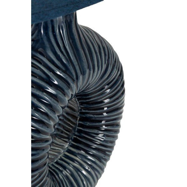 Kék kerámia asztali lámpa textil búrával (magasság 43 cm) Seta – Mauro Ferretti-image-3