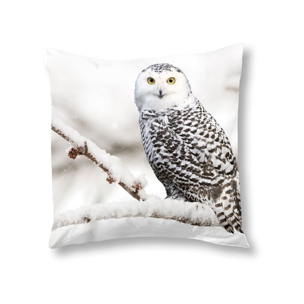 Snowy Owl párnahuzat, 50 x 50 cm - Muller Textiels