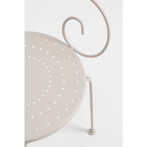 Bézs fém kerti szék Etienne – Bizzotto-image-1