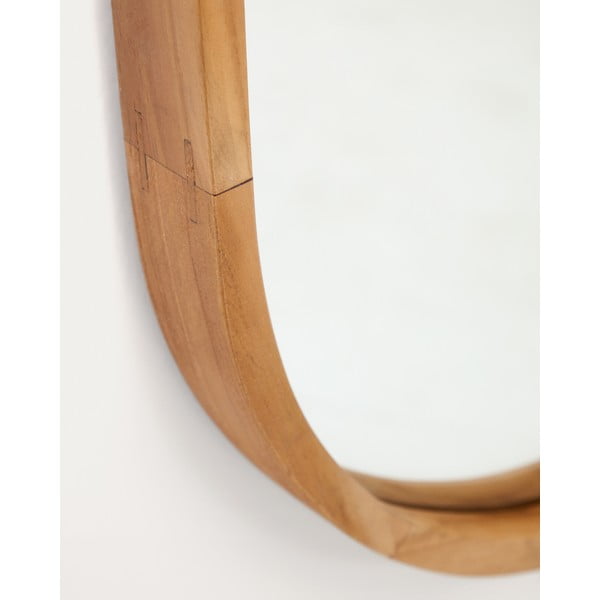 Fali tükör tömörfa kerettel 45x95 cm Magda – Kave Home-image-1