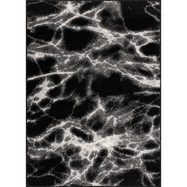 Fekete-fehér szőnyeg 133x180 cm Avanti – FD