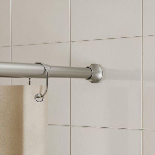 Matt ezüstszínű zuhanyfüggöny rúd 106 - 182 cm Chroma – Umbra-image-1