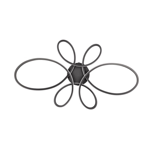 Fekete LED mennyezeti lámpa 45.5x83 cm Fly – Trio-image-4