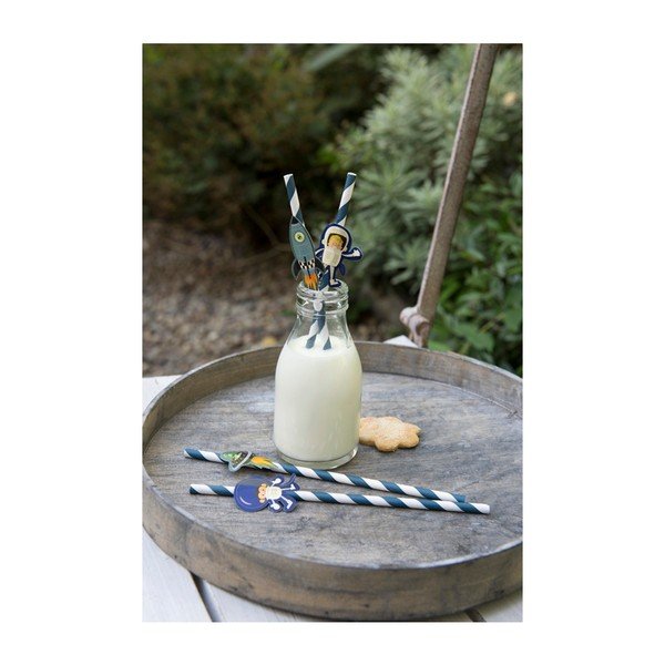 Space Adventures 4 db-os szívószál szett - Rex London-image-3