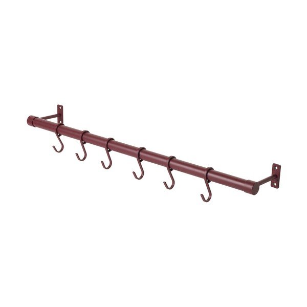 Borvörös rozsdamentes acél fali fogas 70 cm Hang-It – Mette Ditmer Denmark