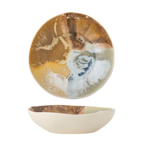 Krémszínű kőedény tálka 1,3 l Lacey – Bloomingville