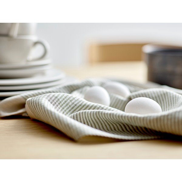 Pamut-len konyharuha 50x70 cm Statement Stripe – Södahl-image-1