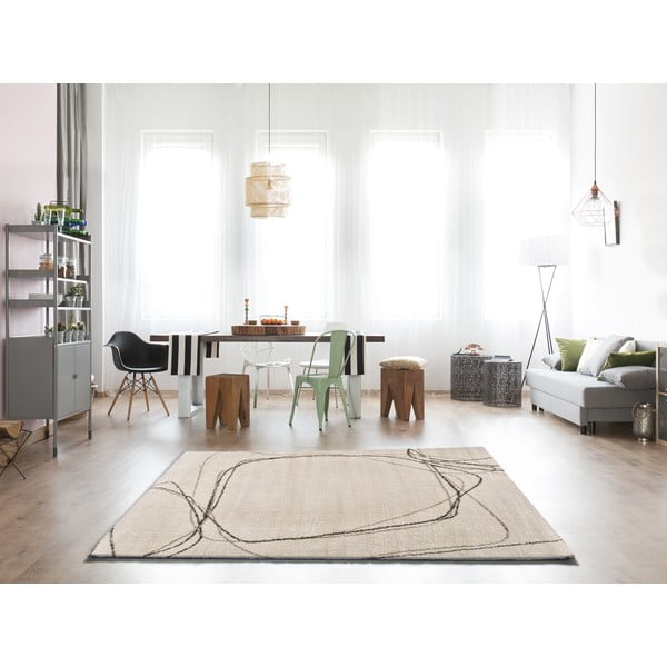 Moana Treo krémszínű szőnyeg, 120 x 170 cm - Universal-image-2