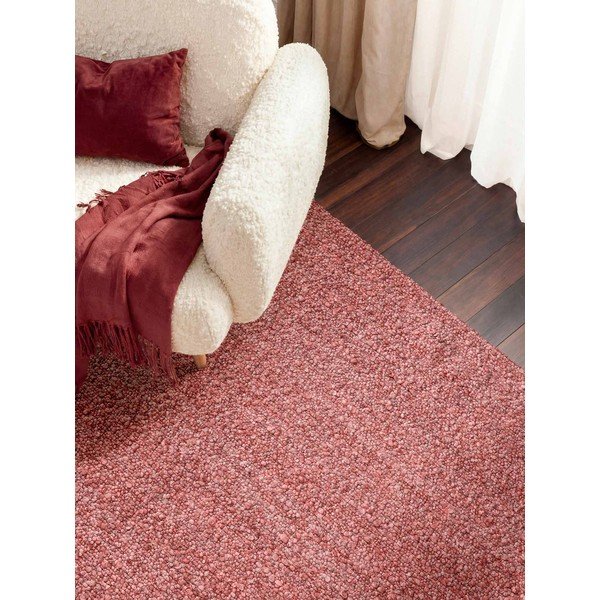 Sötét rózsaszín kézi szövésű buklé szőnyeg 120x170 cm Notting Hill Portobello – Ted Baker-image-1