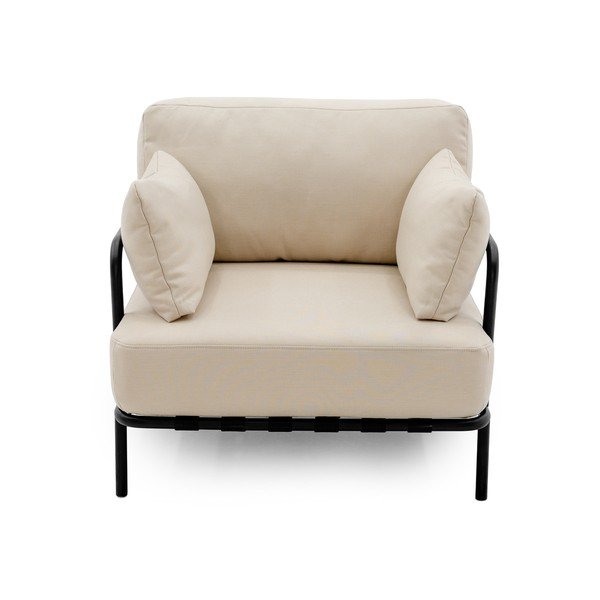 Bézs párnázott kerti fotel Salve – Sit Sit-image-2