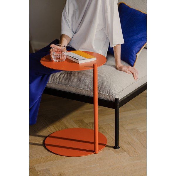 Acél kerek tárolóasztal 41x40 cm Ande – noo.ma-image-3