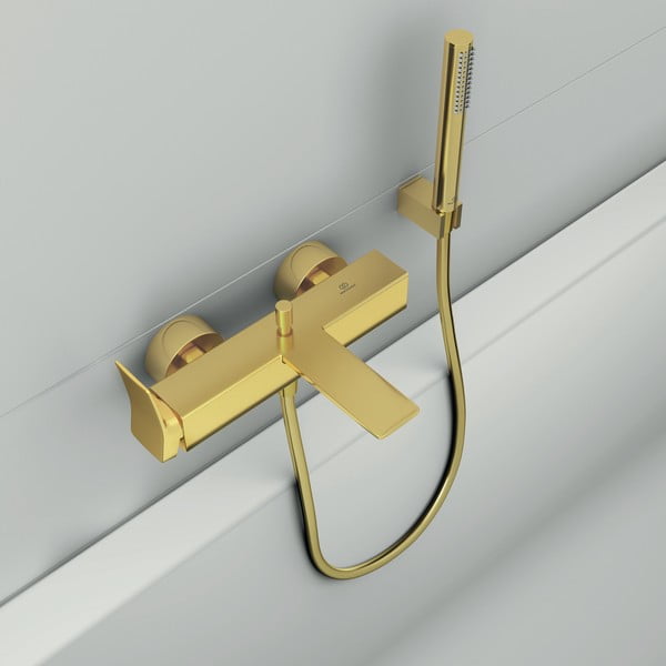 Aranyszínű fém zuhanyfej IdealRain – Ideal Standard-image-2