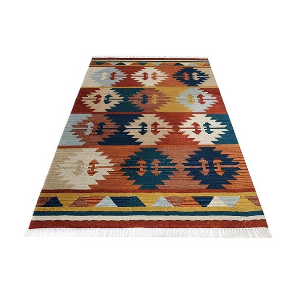 Kilim 187 kézzel készített szőnyeg, 230 x 170 cm - Bakero-image-1