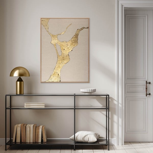 Kézzel festett kép 90x120 cm Wild Horizon Gold – Malerifabrikken-image-1