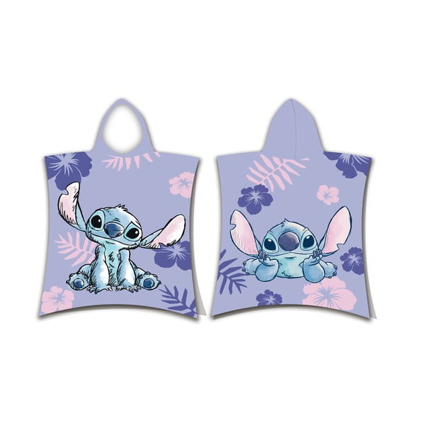 Lila frottír gyerek fürdőköpeny Lilo and Stitch – Jerry Fabrics