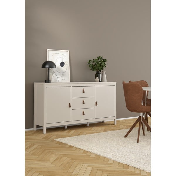 Szürkésbézs komód 152x80x38 cm Madrid – Tvilum-image-2