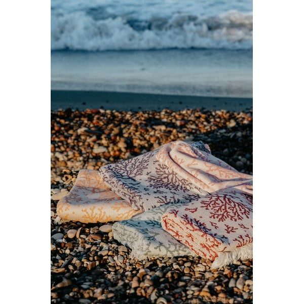 Summer Coral rózsaszín pléd, 140 x 180 cm - Euromant-image-4