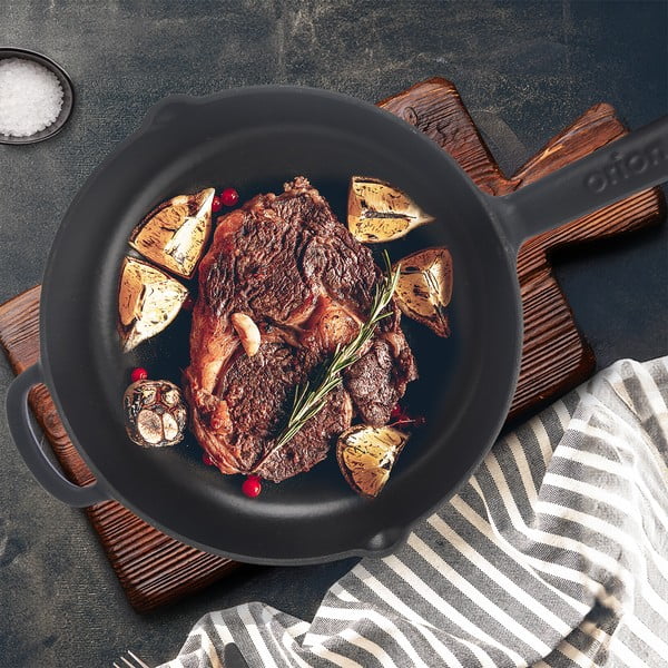 Öntöttvas serpenyő ø 26 cm LITINA SMALT – Orion-image-1