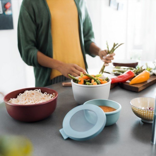 Élelmiszertartó doboz szett 3 db-os Nordic black – Mepal-image-1