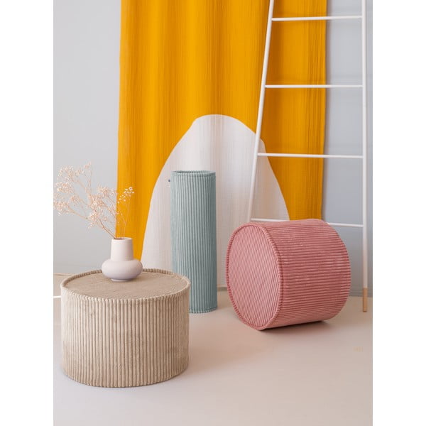 Világosbarna kordbársony gyerek puff – Wigiwama-image-3