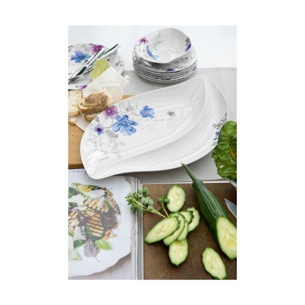 Mariefleur Serve virágmintás porcelán szervírozótál, 50 x 30 cm - Villeroy & Boch-image-1
