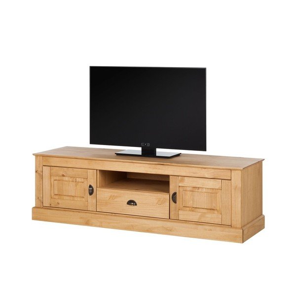 Tommy natúr TV állvány fenyőfából - Støraa-image-1