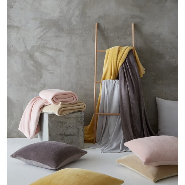 Világosszürke mikroplüss ágytakaró 200x240 cm Raschel – Catherine Lansfield-image-3