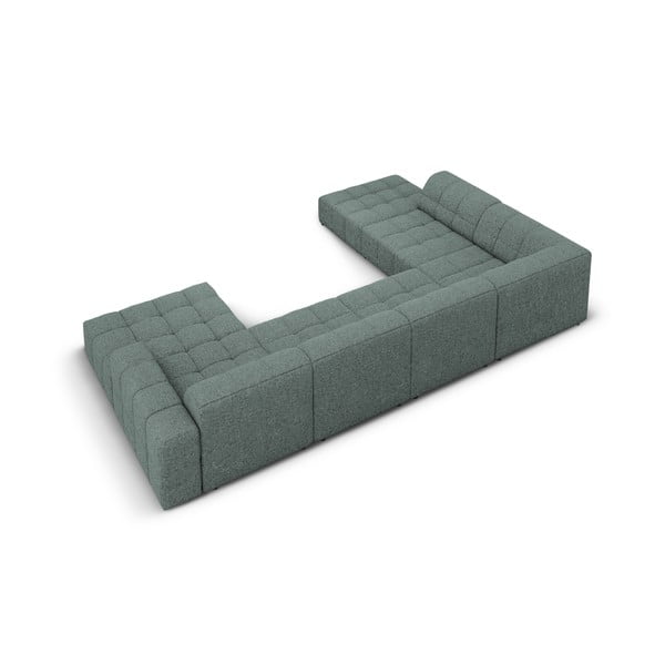 Türkiz sarokkanapé (bal oldali-U alakú) Chicago – Cosmopolitan Design-image-4