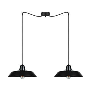 Cinco fekete kétágú függőlámpa - Sotto Luce