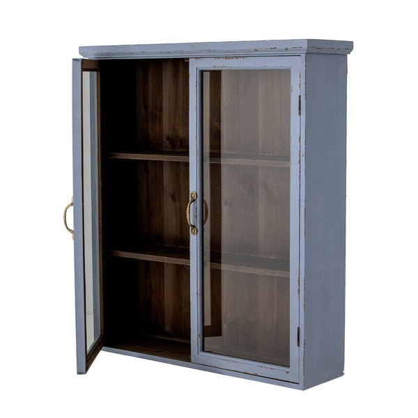 Kék jegenyefenyő függő tálalószekrény 81x91 cm Hazem – Bloomingville-image-3