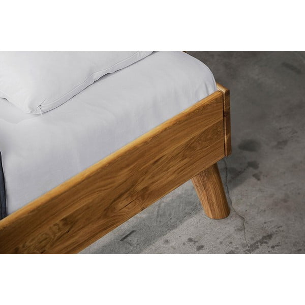 Tölgyfa franciaágy 140x200 cm Greg 3 - The Beds-image-4