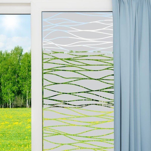 The Sea zuhanyajtó matrica, 100 x 55 cm - Ambiance-image-1