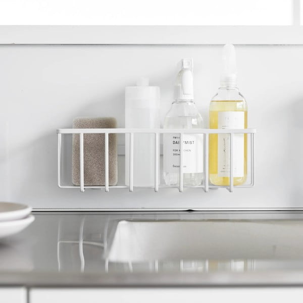 Fehér öntapadós fém mosogatóeszköz tartó Film Hook – YAMAZAKI-image-3