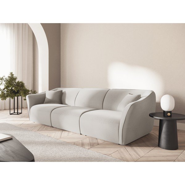 Bézs bársony kanapé 292 cm Tokyo – Cosmopolitan Design-image-1