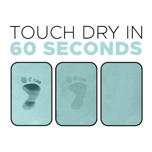 Világoskék kovaföld fürdőszobai kilépő 39x60 cm Terrazzo – Artsy Doormats-image-4