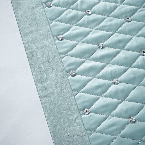 Fehér-kék kétszemélyes ágyneműhuzat 200x200 cm Sequin Cluster – Catherine Lansfield-image-3