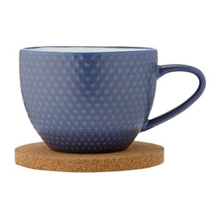 Kék porcelán bögre alátéttel 350 ml Abode - Ladelle