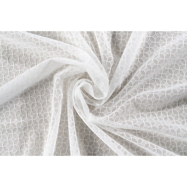 Fehér átlátszó függöny 400x260 cm Agra – Mendola Fabrics