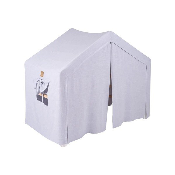 Világoskék-natúr színű borovi fenyő pikler háromszög 112x61x94 cm Montessori – Meowbaby-image-4