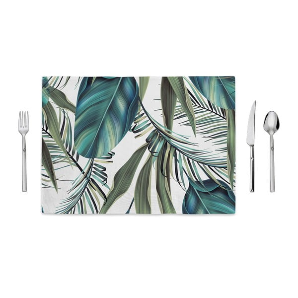Tropical Leaves tányéralátét, 35 x 49 cm - Home de Bleu