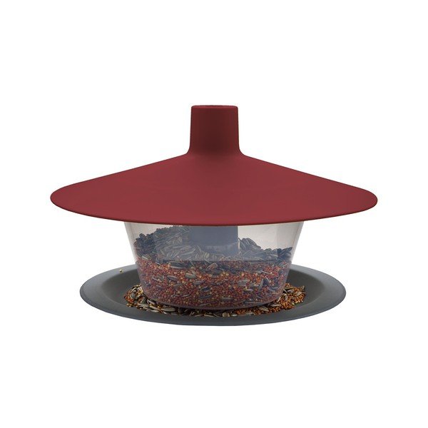 Finch szürkéspiros madáretető - Plastia-image-1