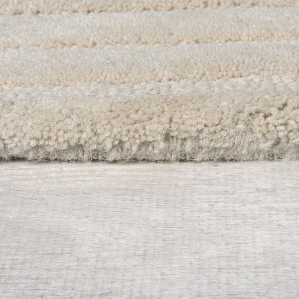 Krémszínű kézi szövésű gyapjú szőnyeg 200x290 cm Mesmerise Natural – Flair Rugs-image-4
