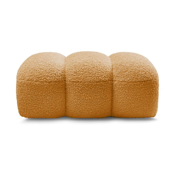 Mustársárga buklé lábtartó Hippolyte – Bobochic Paris