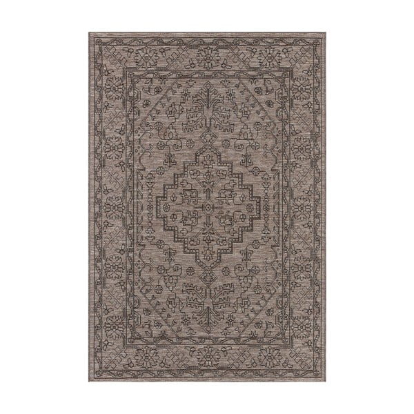 Tyros szürke-barna kültéri szőnyeg, 200 x 290 cm - NORTHRUGS